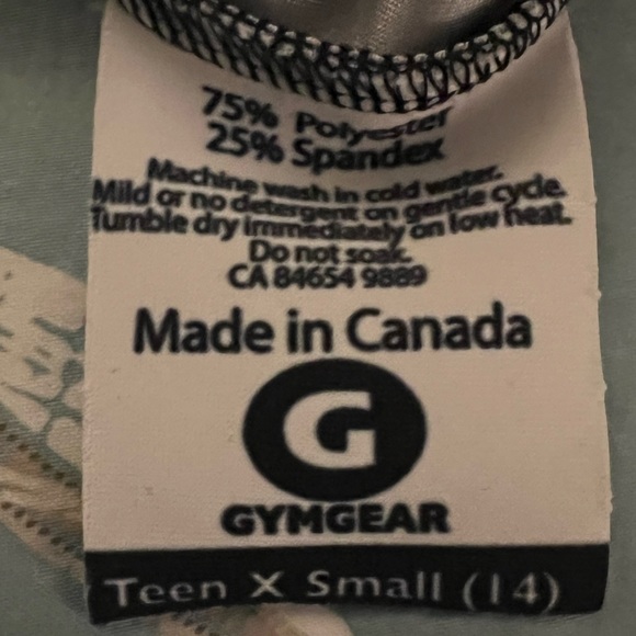 Girls youth XS Gymnastics Bodysuit excellent condition - Picture 5 of 5